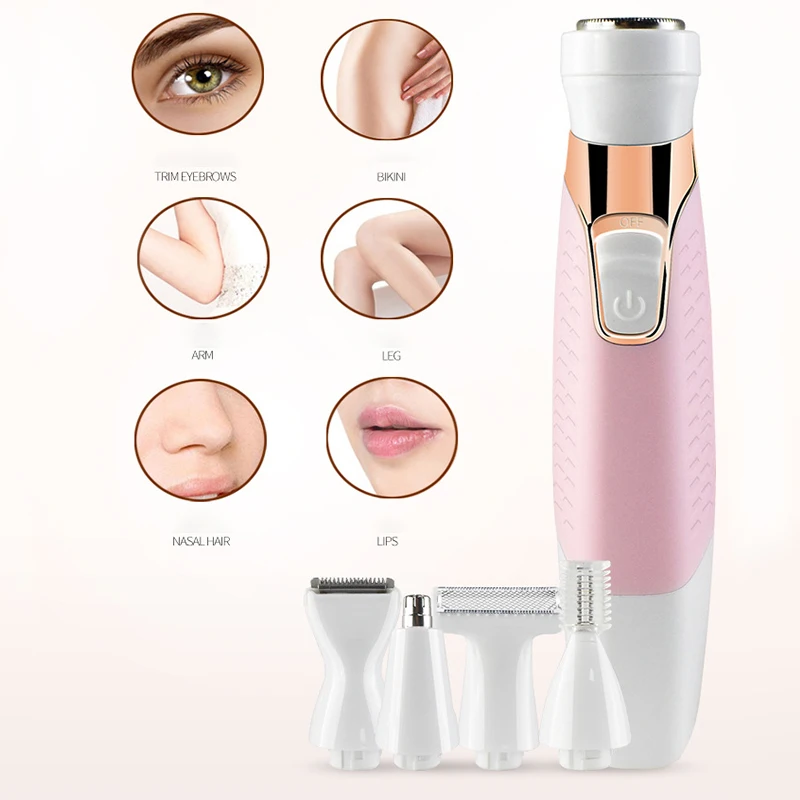 Women Electric Eyebrow Trimmer Security Hair Removal Eye Brow Epilator Mini Shaper Shaver Painless Razor Facial Hair Remover enlarge