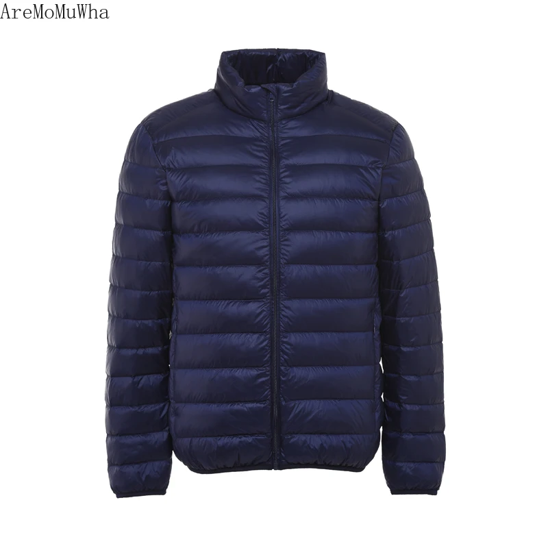 2021 New Winter Light Down Jacket Men's S-3XLStand Collar Casual Slim Thin Down Jacket Winter Short Coat Mens Down Jacket  Mens