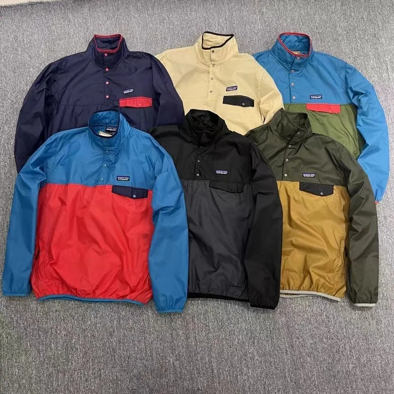

Mens Classics Waterproof Quick Drying Jacket Fashion Brand Solid Color Sun Protection Coat Male Lightweight Casual Jacket Summer