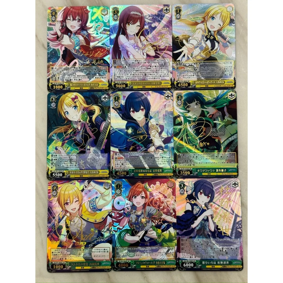 Фото DIY The Idolm Ster Shiny Colors WS Signature Color Flash Card Asahi Serizawa Ayi Izumi Koito Tsukioka ACG Game Collection Card №4