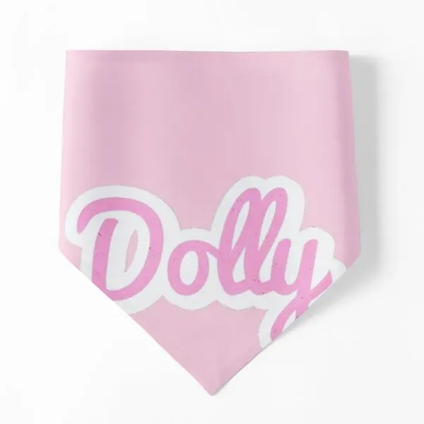

Розовые банданы Dolly Parton с мультяшным рисунком собаки, костюм, рождественские аксессуары, полотенце, шейный платок, шейный платок для щенка, в...