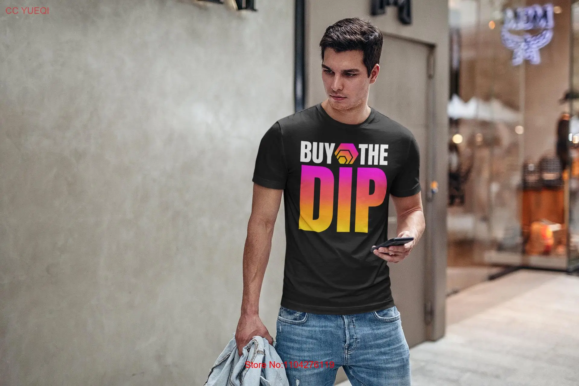 Купить футболку Dip HEX Crypto Cryptocurrency HODL с длинными или короткими рукавами