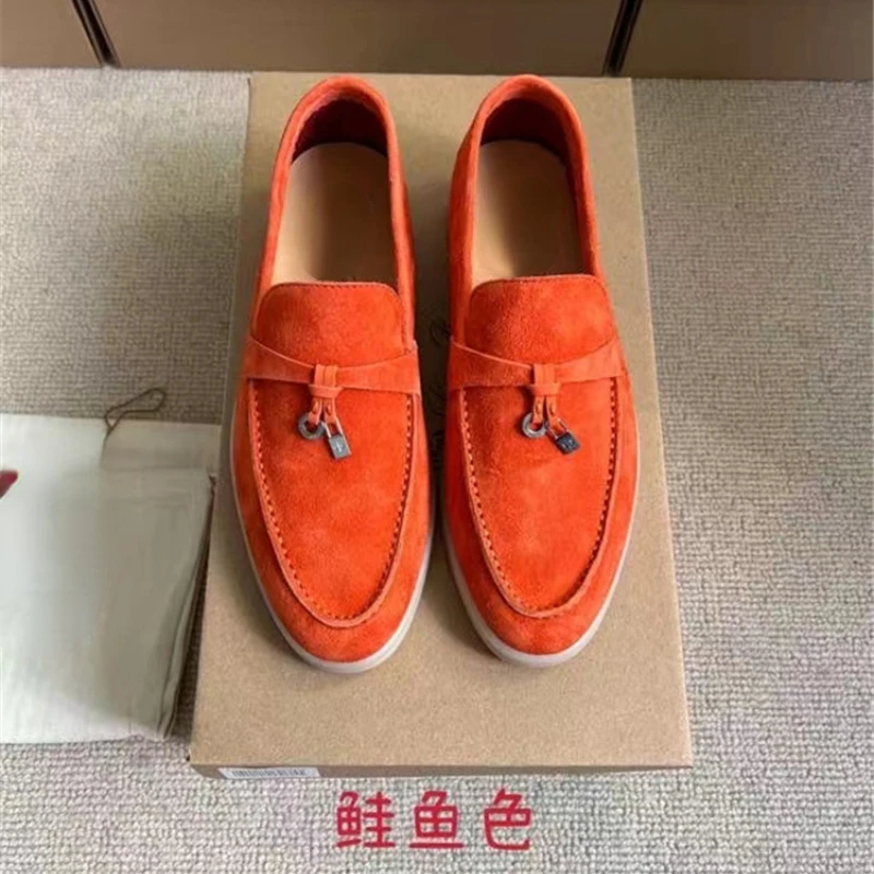 New Fashion Soft-soled Loafers Slip-on Lazy Flat Women's Large Size Single Shoes