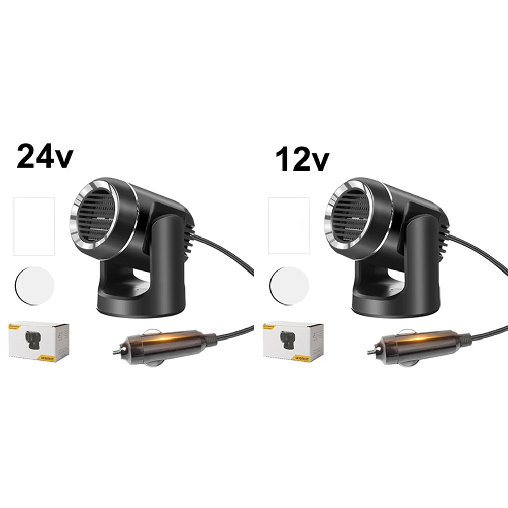 

1pc 12V/14V 2 In 1 Portable Car Heater 8*10.5*11cm 120w 260w Energy Saving Fast Heating Quickly With 360° Base Universal