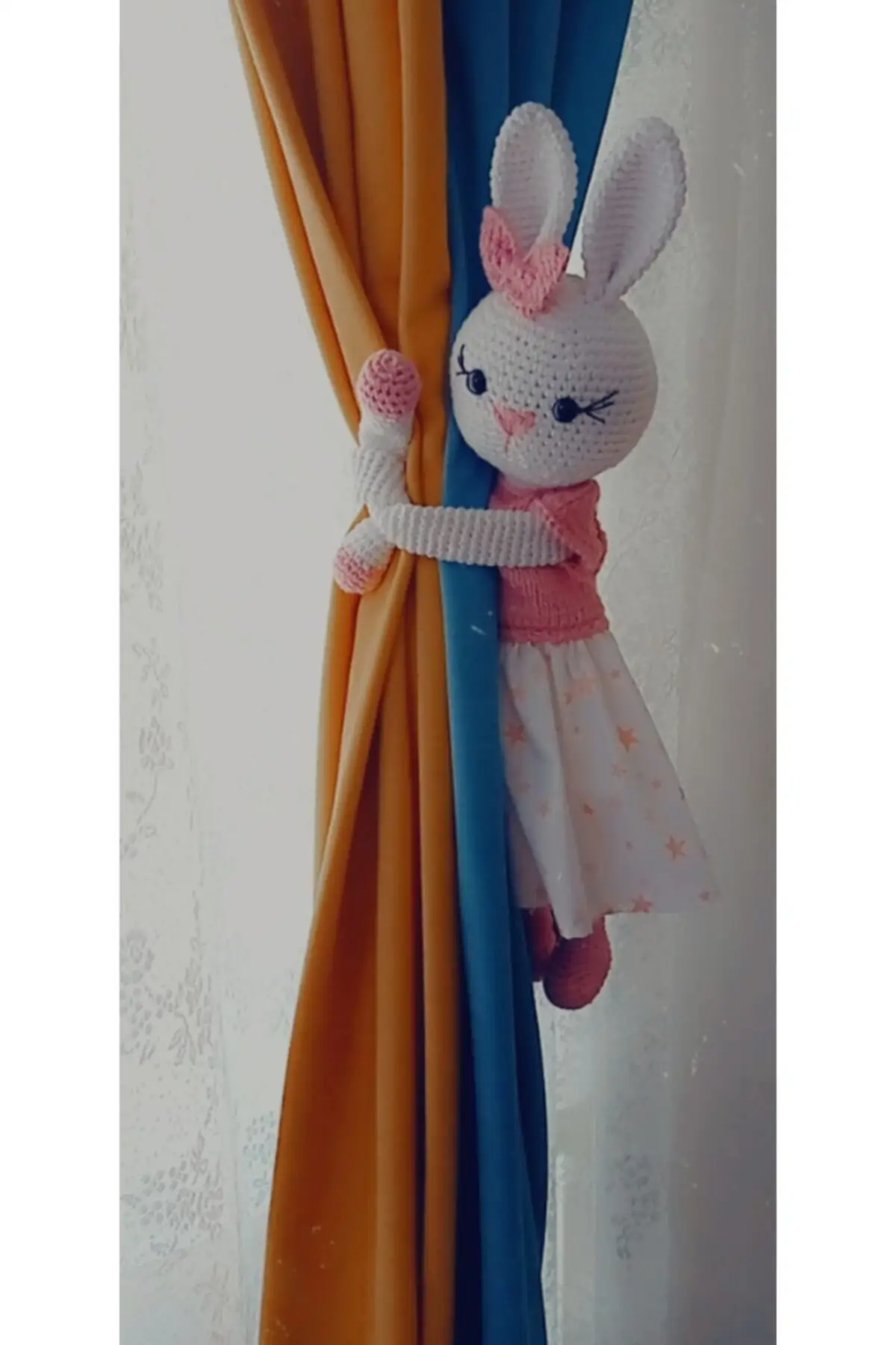 

Кукла-занавеска амигуруми, кукла, игрушка для мамы и ребенка