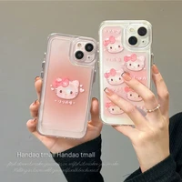 cartoon pink cat for iphone 1312pro max apple 13hello kitty phone case xs max drop resistant