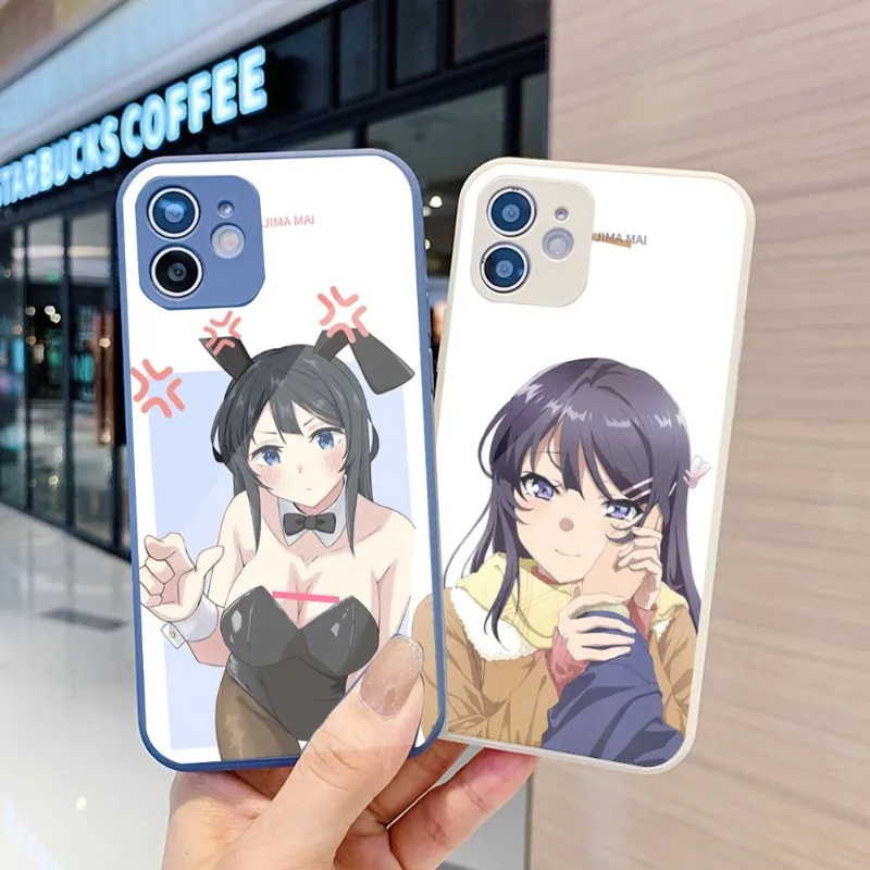 

Сексуальный телефонный чехол Sukurajima для IPhone 14 13 12 11 Pro Max X XR XS 8 7 Plus, цветной чехол из жидкого стекла