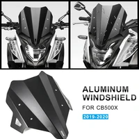 motorcycle accessories wind screen for honda cb500x cb 500 x cb500 2019 2020 windshield for cb500x windscreen screen protector