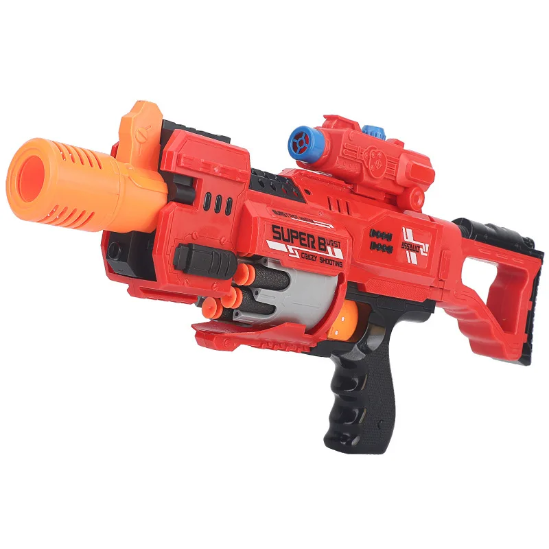 

Electric Burst Submachine Gun Soft Bullet Toy Gun for Children Suction Cup Outdoor Warfare 4-6 Year Old Boy Entertainment