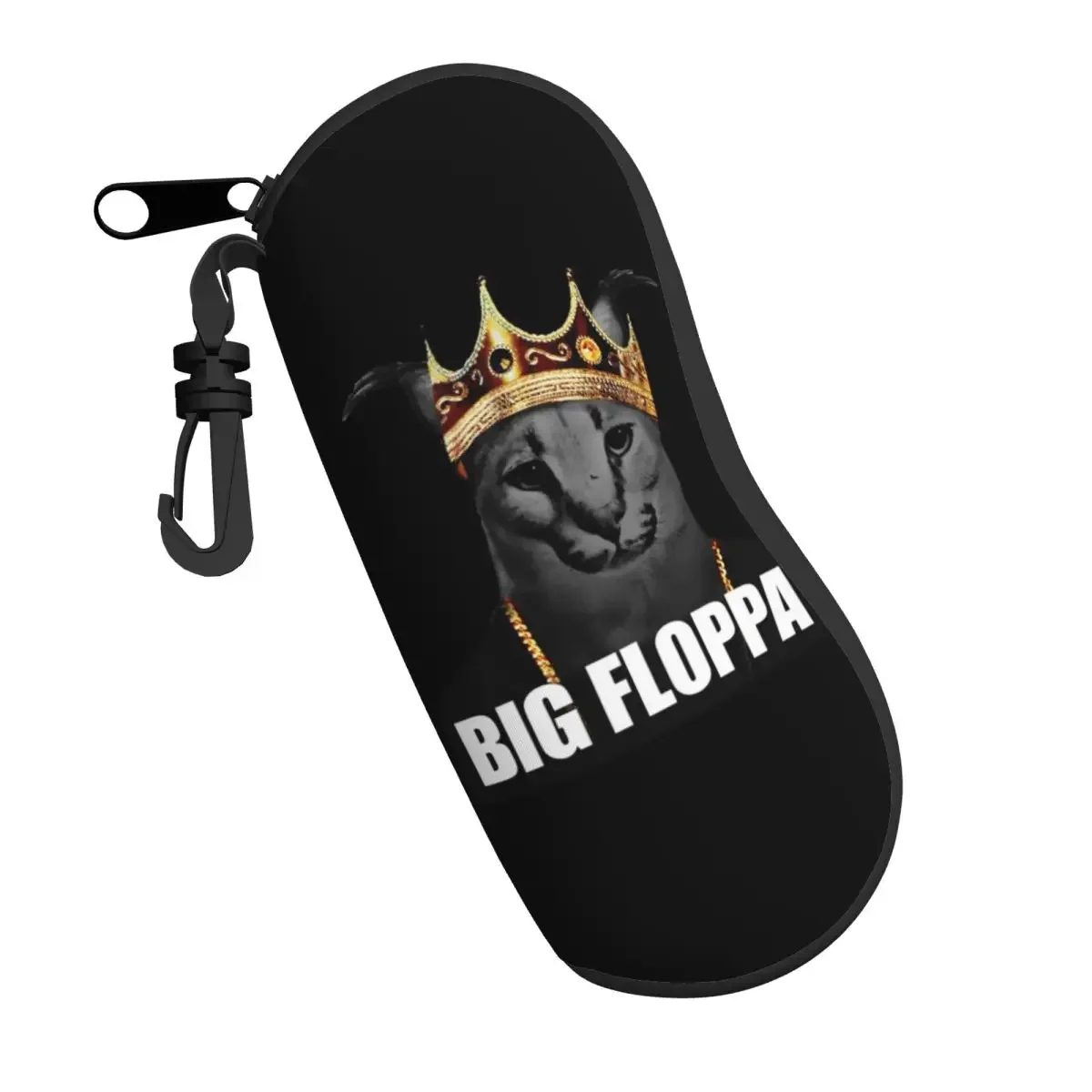 Пользовательский чехол для очков Big Floppa Rapper King Shell унисекс дорожный с