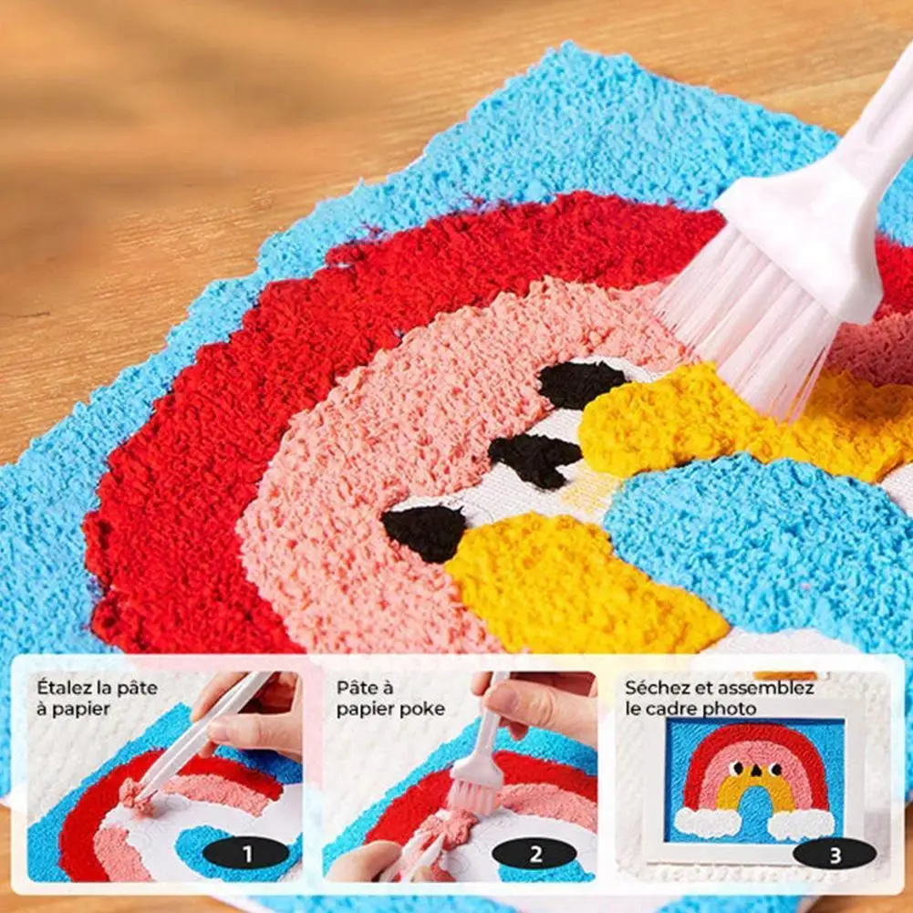 

DIY Handmade Pillow Material Package Cute Doll Kawaii Craft Toys Children Gifts Kids Cushion Puzzle Puzzle Plush Kits Creat T1K8