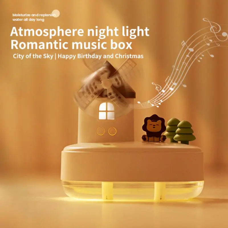 

Windmill Music Humidifier Practical Air Humidifier Air Humidification Desktop Purifier Desktop Humidifier Humidifier Windmill