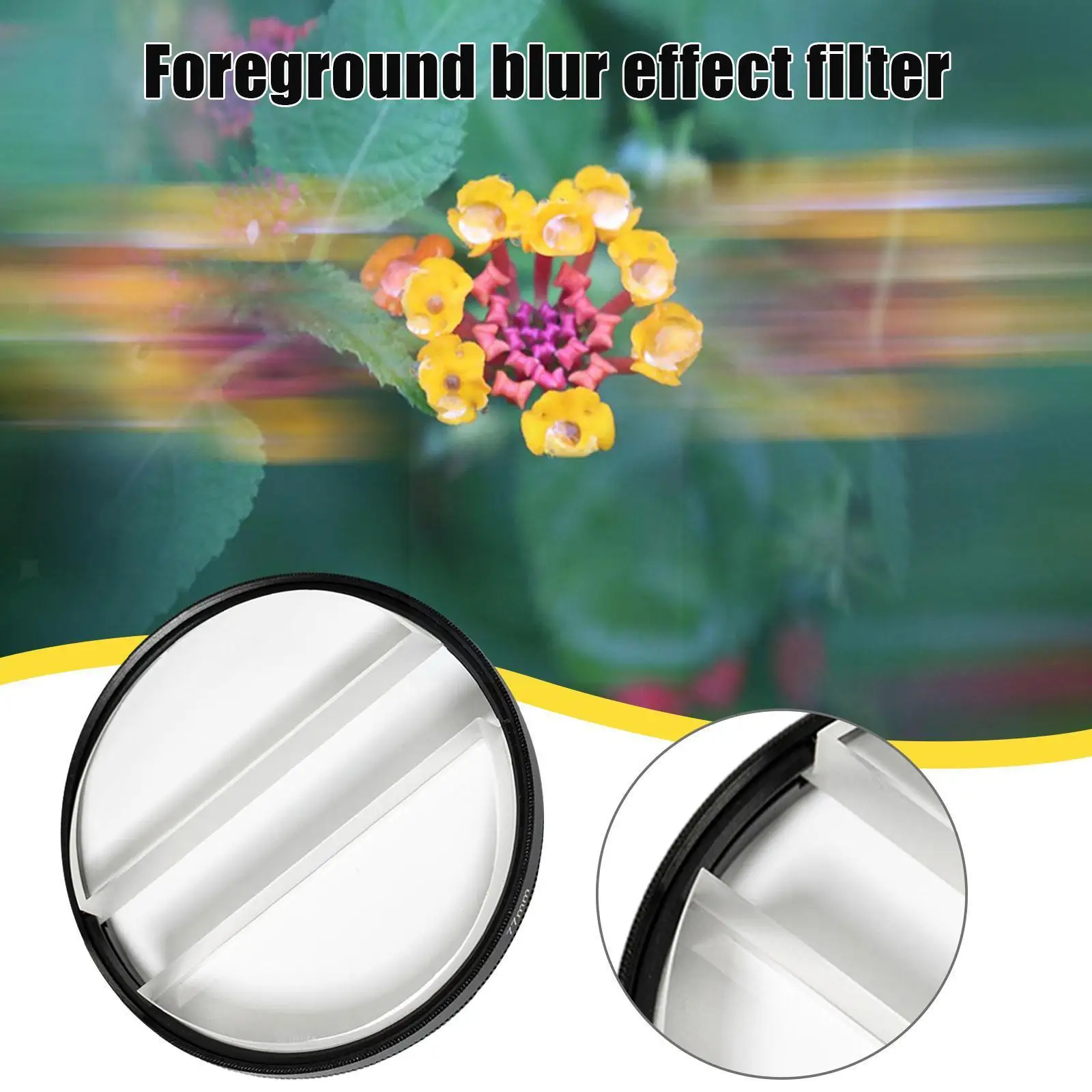 

SLR Camera Lens Virtual Focus Visual Effect Special 77mm SLR Effects Accessories Lens E8F8