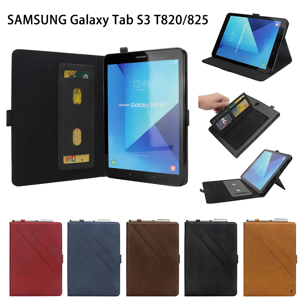 

Для IPad Shell Samsung Galaxy Tab A T820 830 T585 590 T387 970 975 Lite High-end Business Solid Color Protective Sleeve