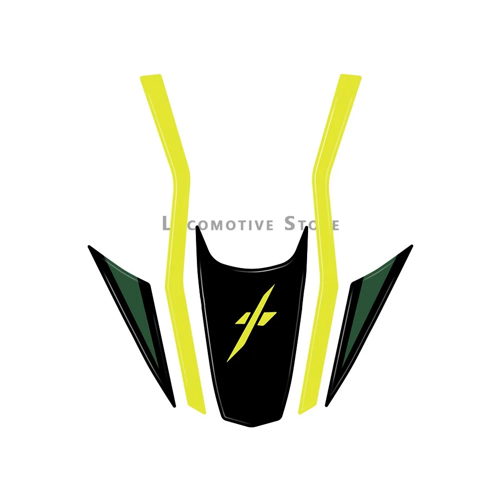 

Для Benelli TRK 702 TRK 702X 2023, аксессуары для мотоциклов, 3D гелевая эпоксидная наклейка, комплект 3D защитной наклейки на переднюю часть мотоцикла