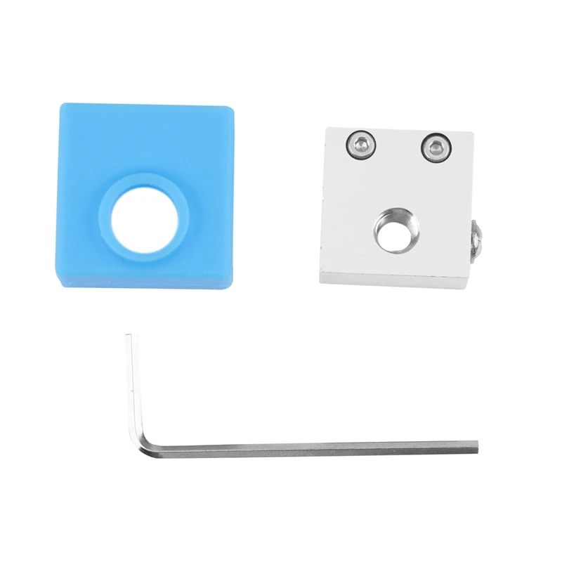 

Heater Block Upgrade with Silicone Sock for CR10 / Ender 2 / Ender 3 / ANET A8 Printers MK7, MK8, MK9 Hotends