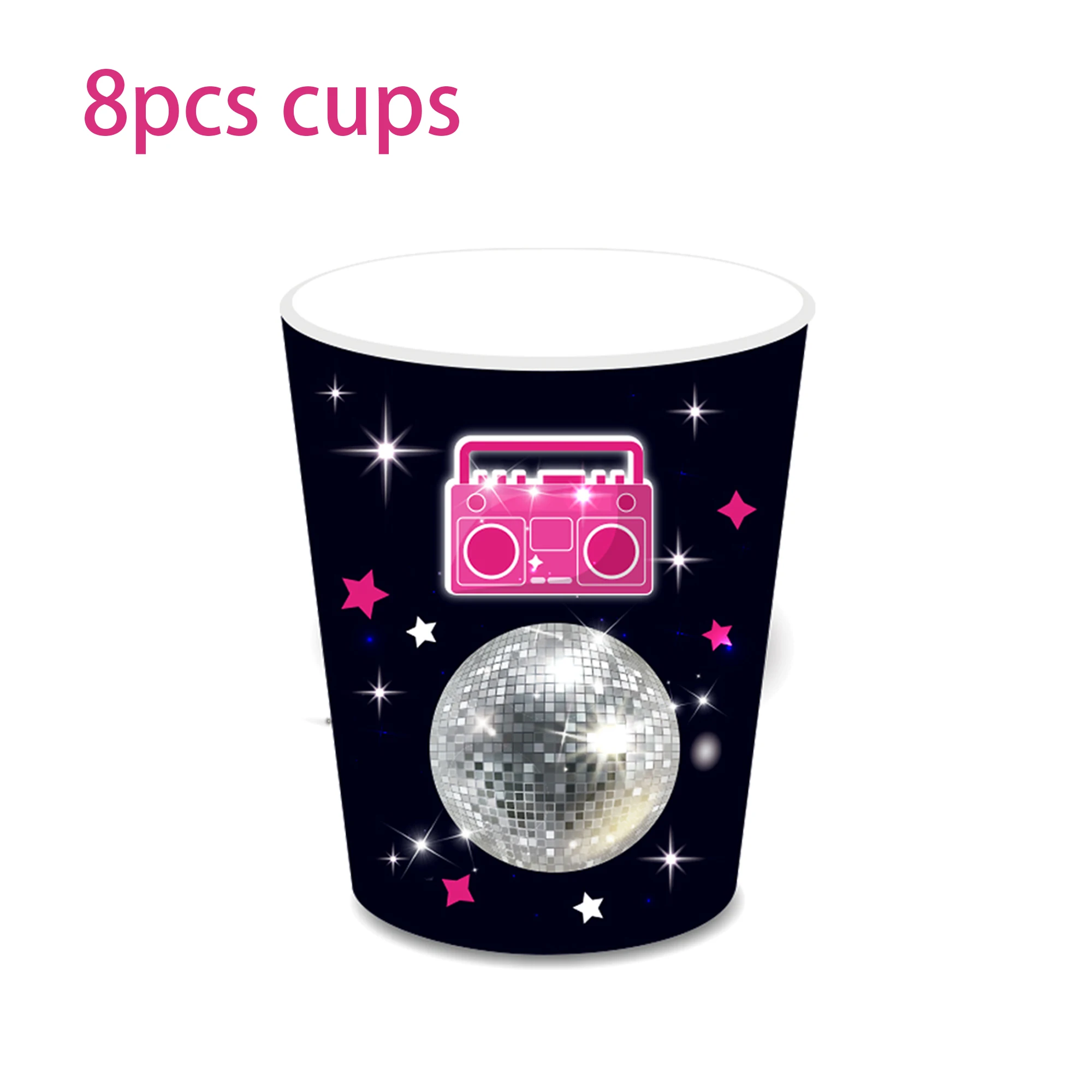 

Одноразовая бумажная посуда для вечеринки в стиле диско