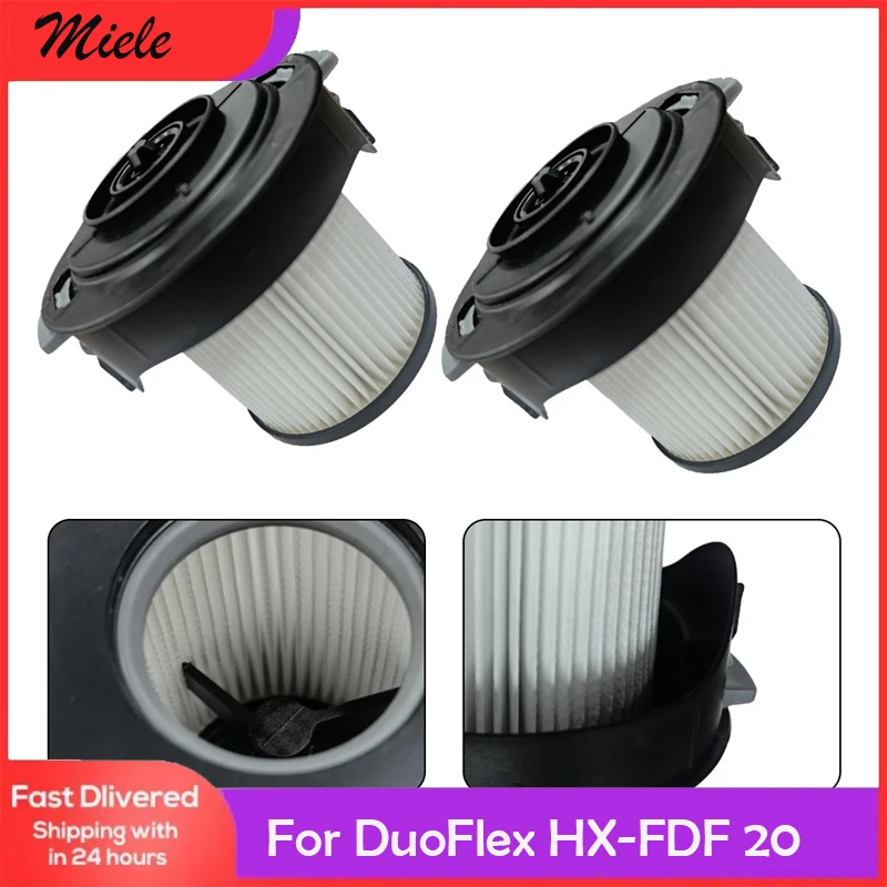 Фото Моющийся фильтр HEPA для мелкой пыли HX-FDF 20 для беспроводного пылесоса Miele DuoFlex, высокоэффективная запасная часть №1