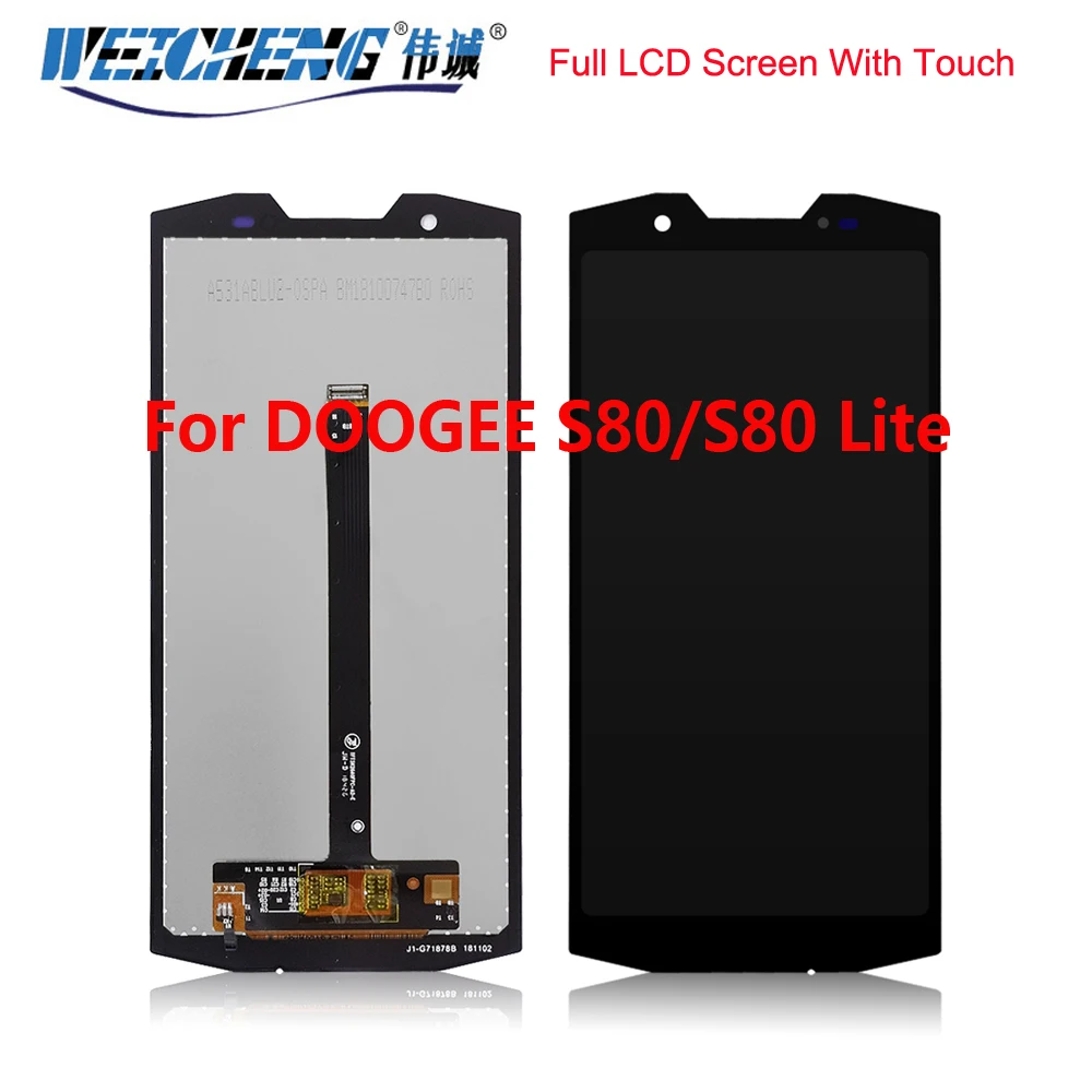 5,99 дюймов Для Doogee S80 ЖК-дисплей + фотография + рамка для Doogee S80 Lite фотоаксессуары с инструментами