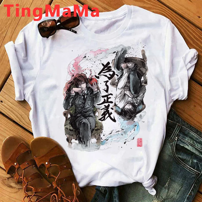 

Death Note Misa Amane clothes male tumblr casual print vintage ulzzang top tees streetwear aesthetic