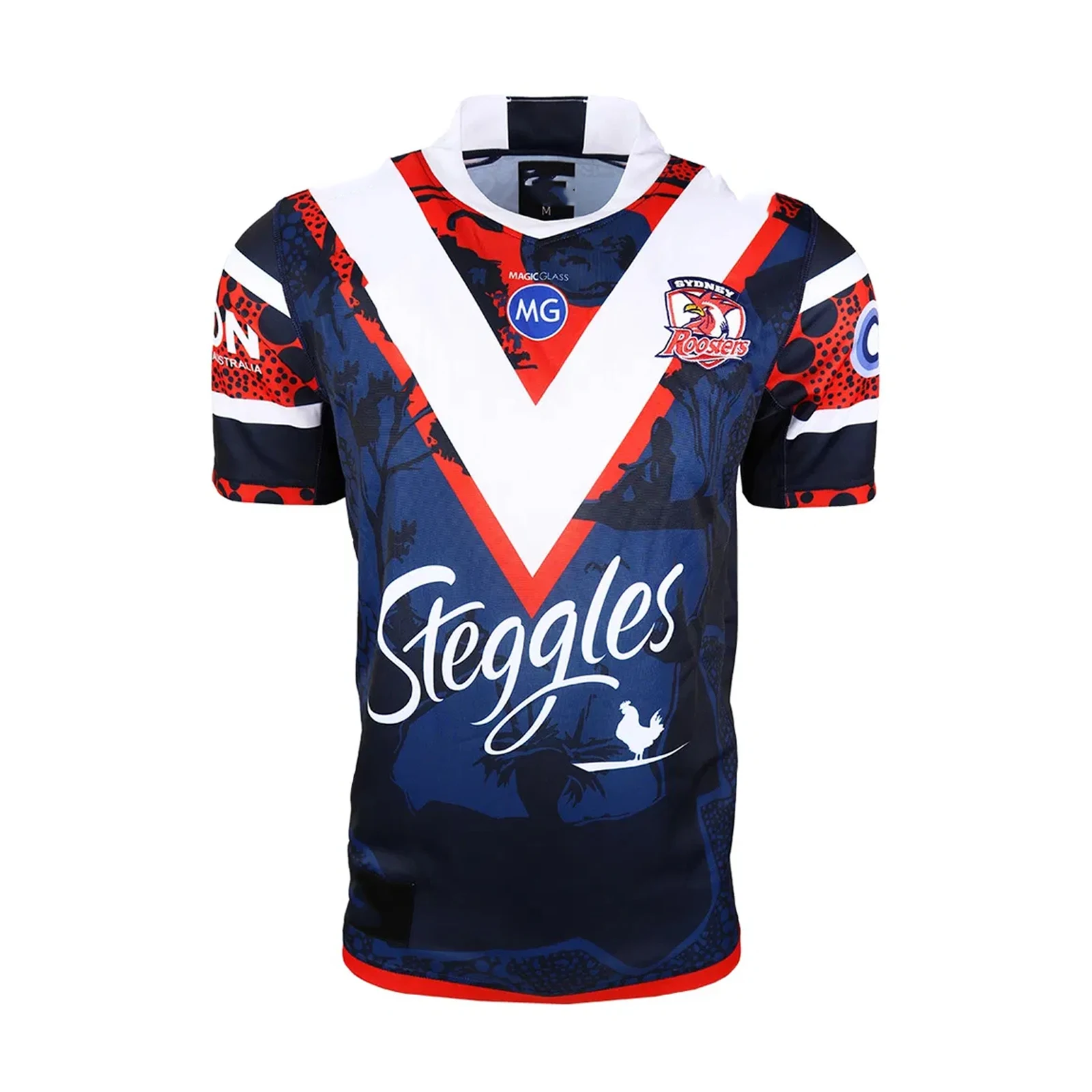 

2021 Sydney Roosters Indigenous Jersey Rugby Jersey S-5XL