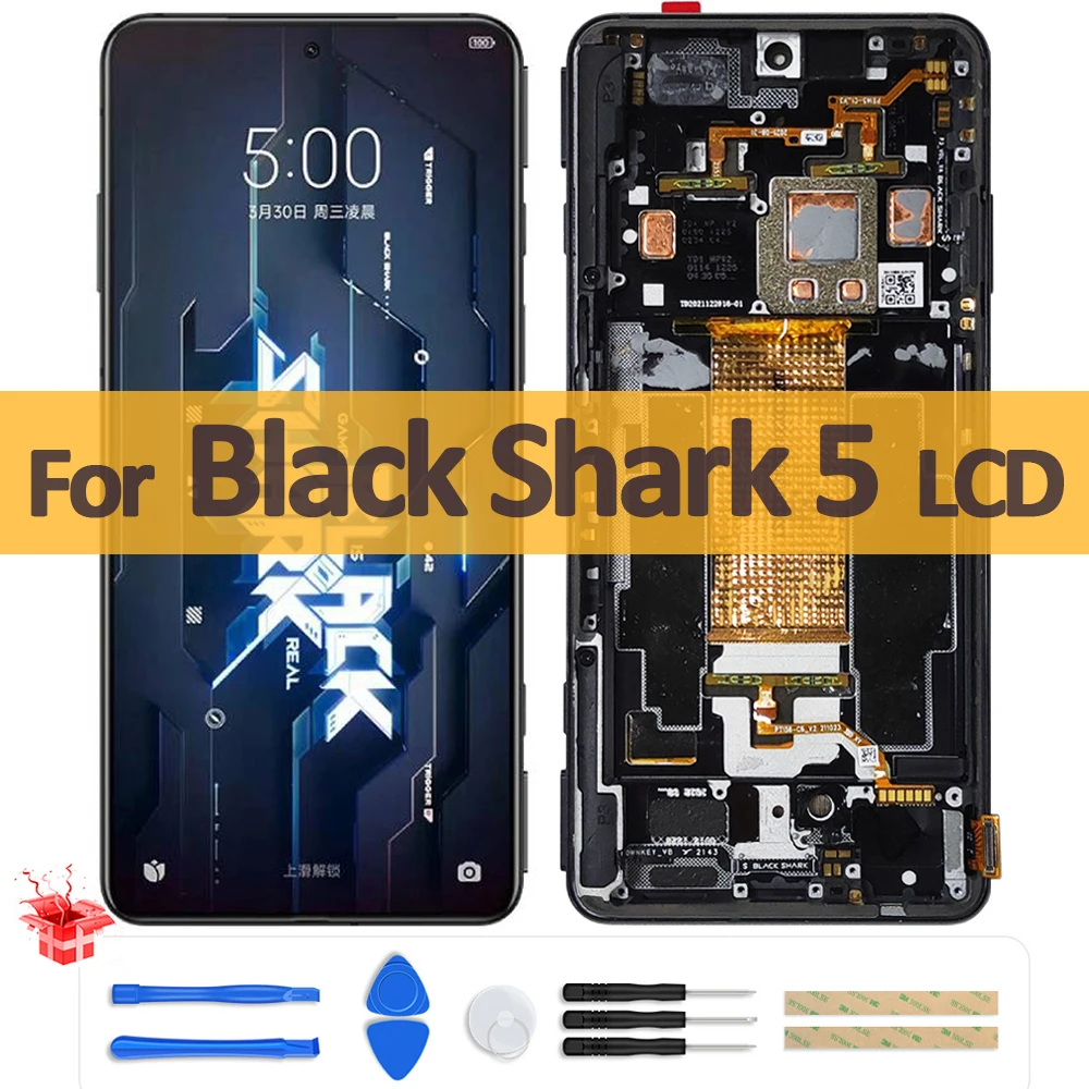 6 67 &quotAMOLED для Xiaomi Black Shark 5 ЖК-дисплей дигитайзер сенсорного экрана в сборе SHARK PAR-H0