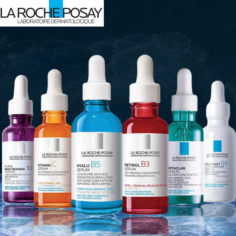 

30ML La Roche Posay Anti-Aging Acne Serum Effaclar/RETINOL B3/CICAPLAST B5 / PURE VITAMIN C10/ HYALU B5/ NIACINAMIDE Skincare