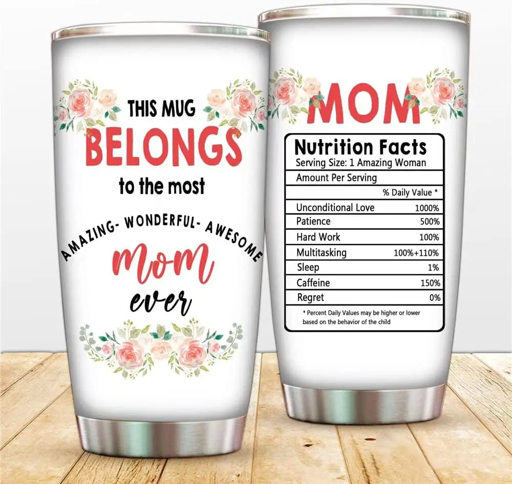 

Кружка-непроливайка с крышками из нержавеющей стали, 20 унций