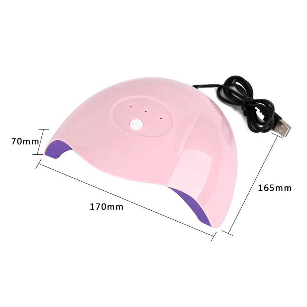 Hot Nail Dryer 24W 12 Leds Uv Led Nail Lamp for Acrylic Nail Gel Varnish Curer Drying Lamp with Nail Art Salon Manicure Machine images - 6