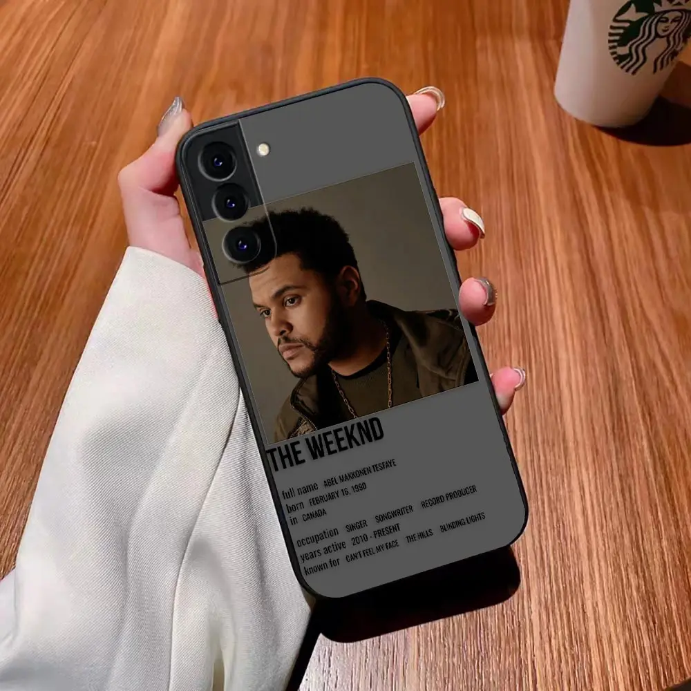 Matte Phone Case for Samsung Galaxy S23 S22 S21 S20 S10 4G S9 S8 Plus ULTRA 5G LITE Case Funda Capa The Weeknd Minimalist Poster