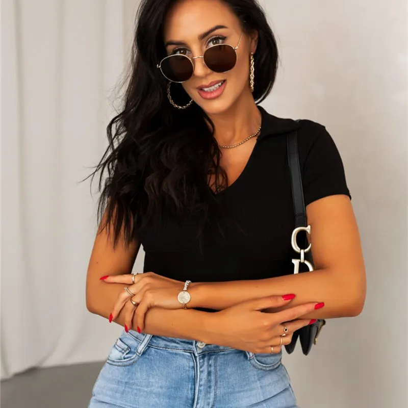 

T-shirts Crop Top Y2k Clothes Blouse Fashion Woman Blouses 2022 Women's T-shirt Harajuku Fashion Goth Grace Tight Summer Tee