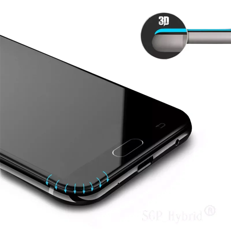 3D Full Cover protective Glass on J4 2018 Tempered Glass For Samsung J4 J6 2018 A6 Plus 2018 J5 J3 2016 Screen Protector A7 2018