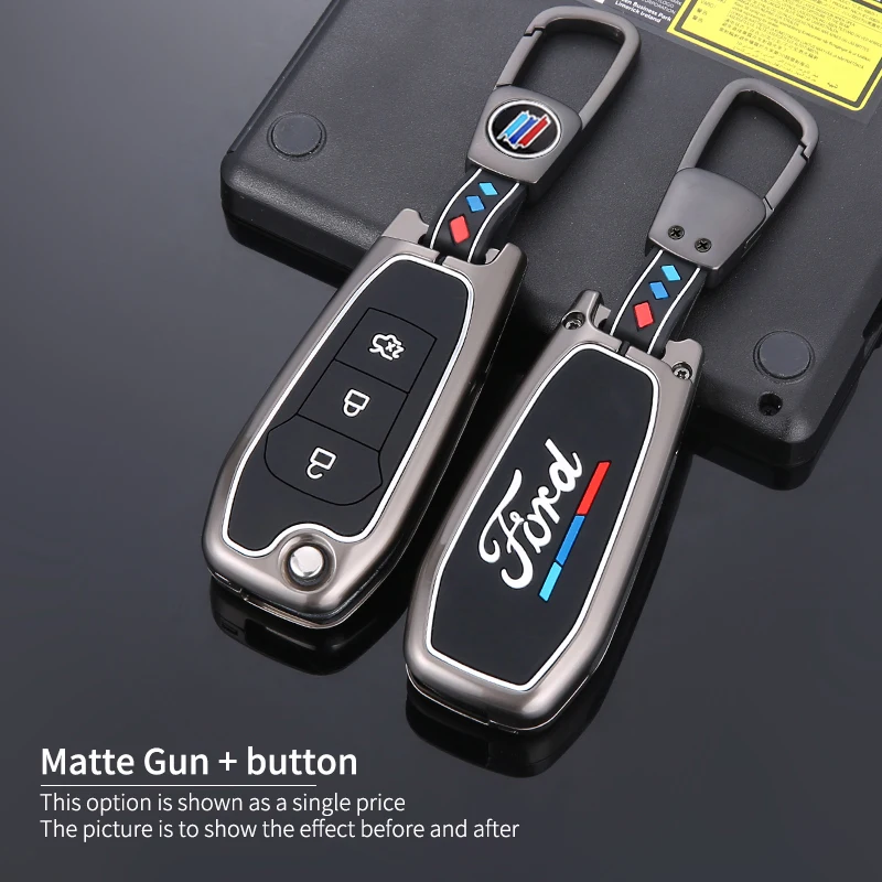 Car Key Case Cover For Ford Fusion Fiesta Escort Mondeo Everest Ranger 2019 S Max Kuga 2 Focus MK3 Ecosport Holde Accessories |