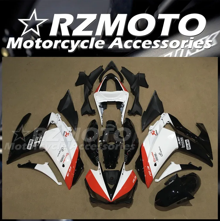 

4Gifts New ABS Fairings kit for YAMAHA YZF-R3 15 16 17 18 YZF-R25 R3 R25 2015 2016 2017 2018 Bodywork set Red White