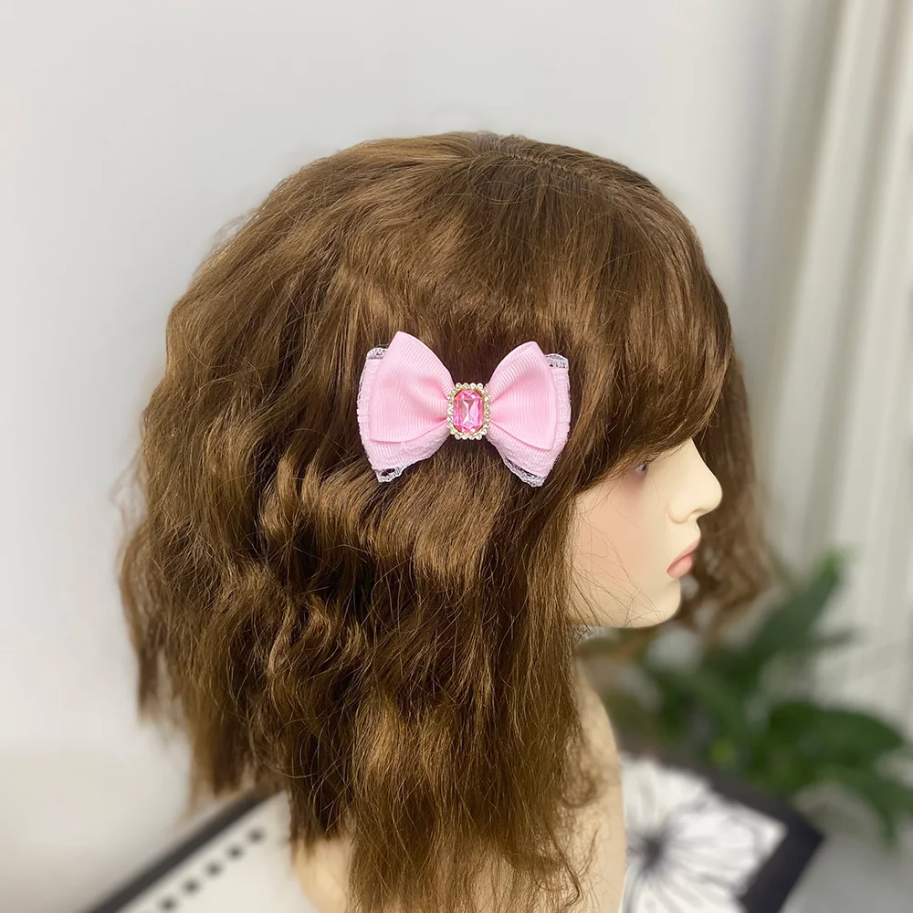 【1 пара】Лолита заколки для волос девочек y2k аксессуары Лолита косплей банты