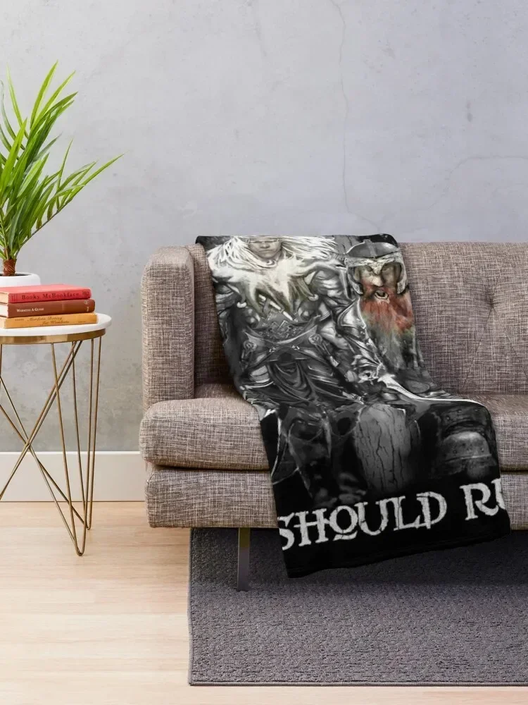 Одеяло Drizzt Do'Urden and Bruenor Battlehammer роскошное ворсовое одеяло для Хэллоуина