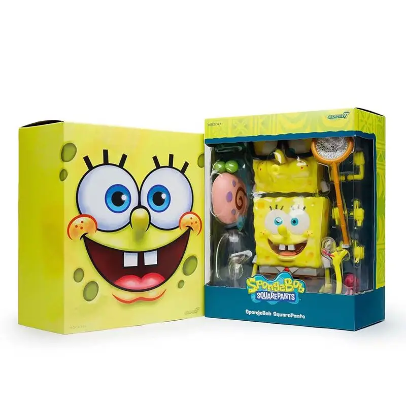 

Оригинальная Коллекционная модель экшн-Аниме Super7 Thundercat, 7 дюймов, песчаный Губка Боб