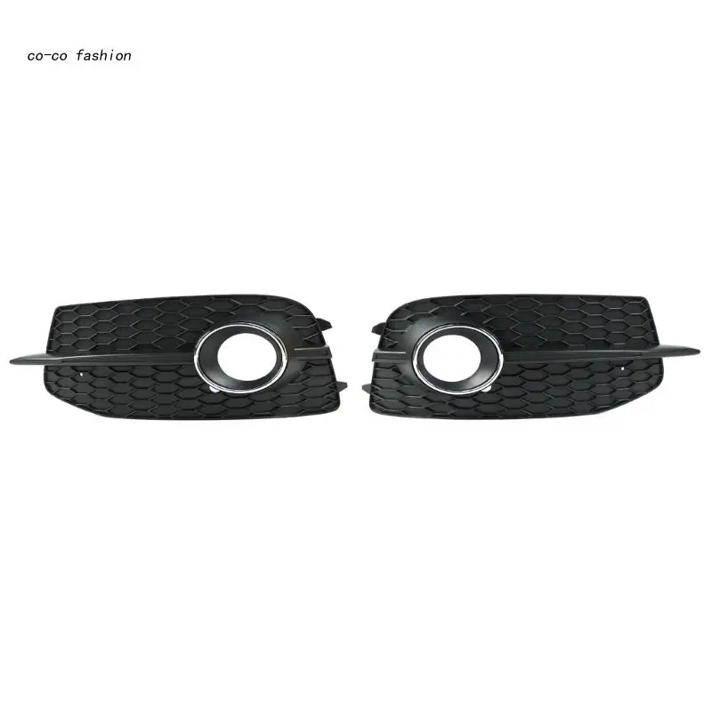 

517B Car Front Grills Bumper Fog Lights Cover Frame Trim Grille Bumper for Q3 12-14
