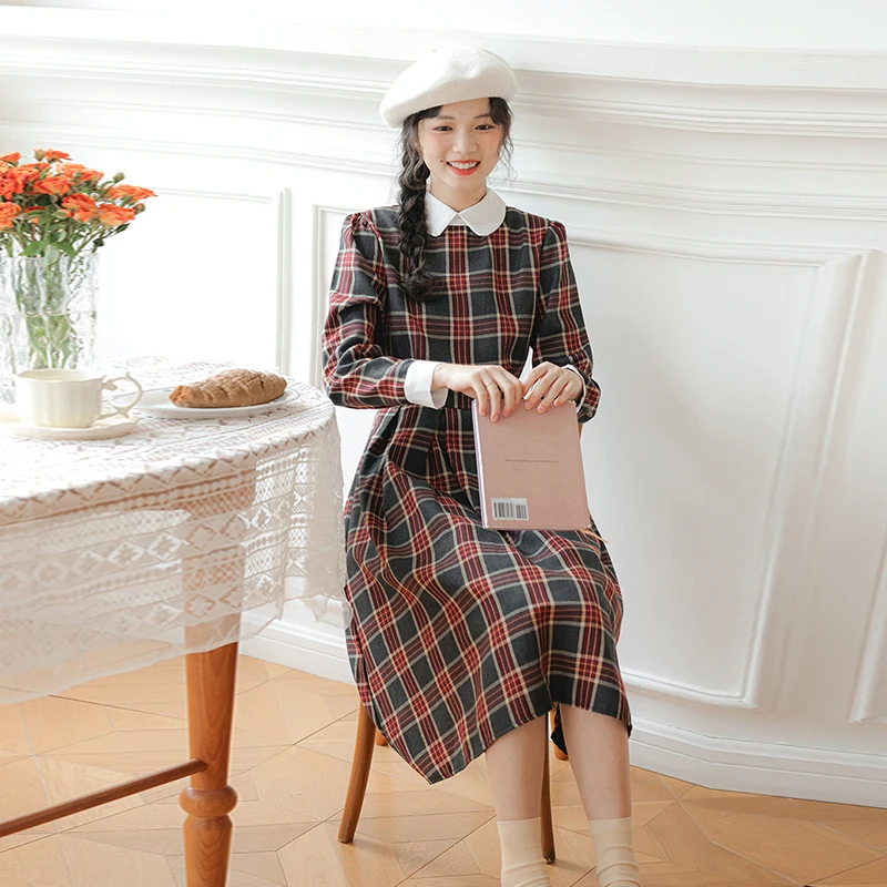 Осенне-зимнее платье для маленьких людей женское новое легкое роскошное