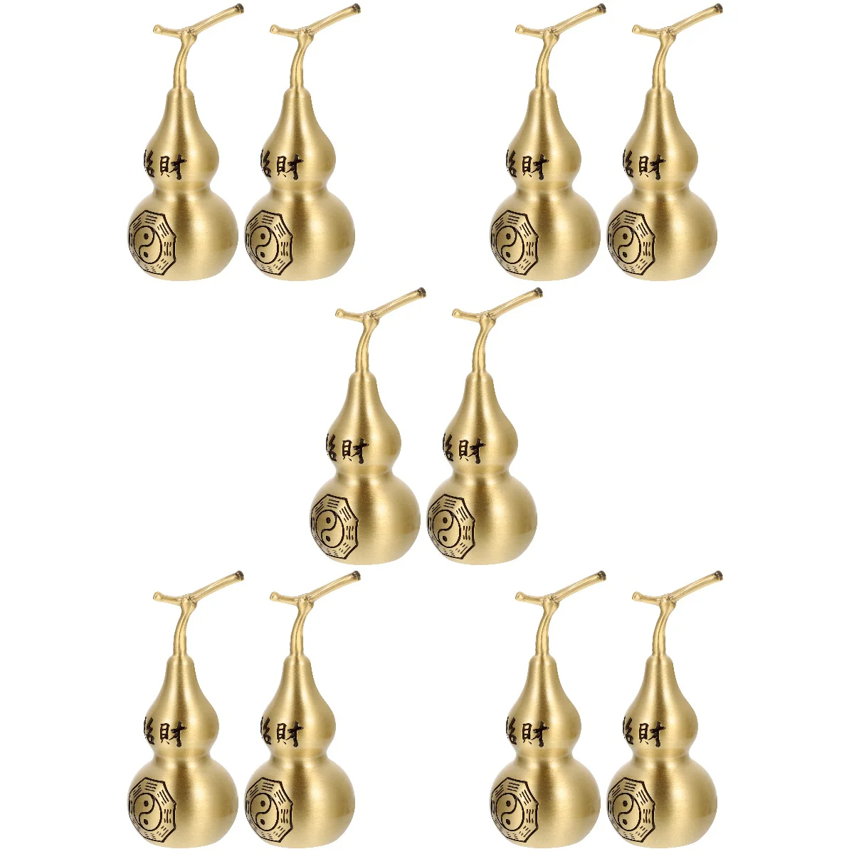 

Copper Gourd Lou Decor Craft Wu Gourds Desktop Household Adorns Home Decorating Success Figurine Statue Shui Feng Decoration