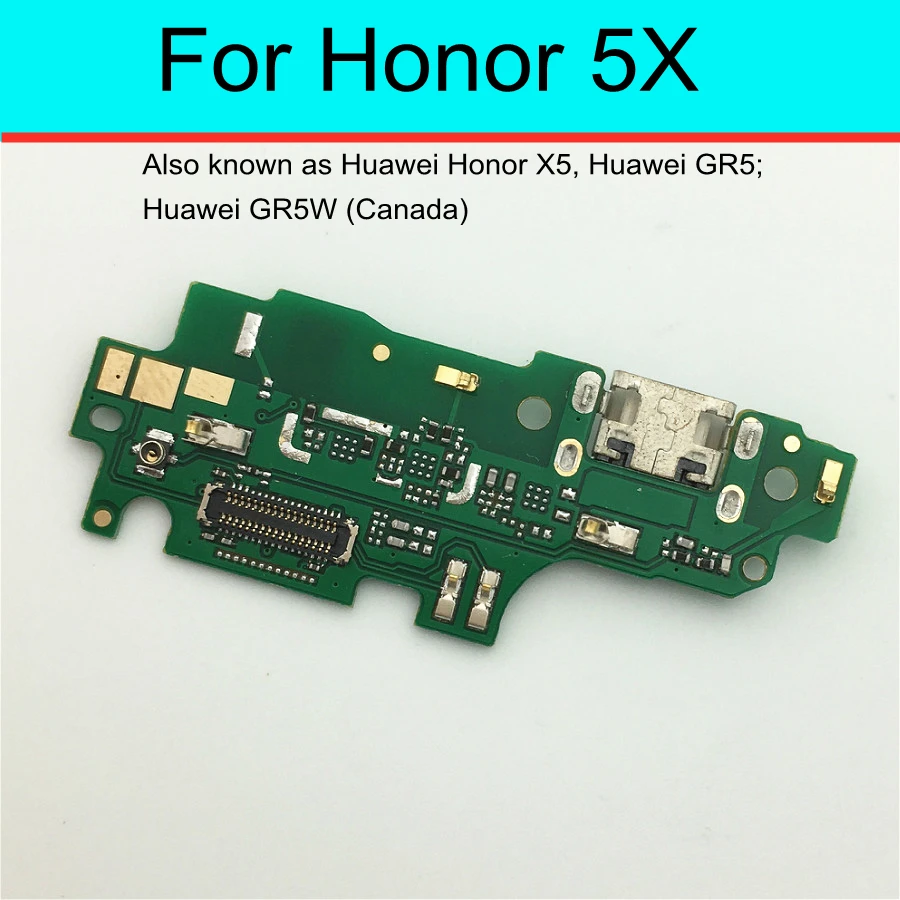 

For Huawei Honor 5X USB Dock Connector Charger Charging Port Honor X5 GR5 GR5W Microphone Connector Flex Cable Replacement Part