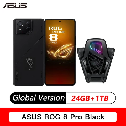 Смартфон ASUS ROG Phone 8, Snapdragon 8Gen 3, 6,78 дюйма, 165 Гц, 65 Вт