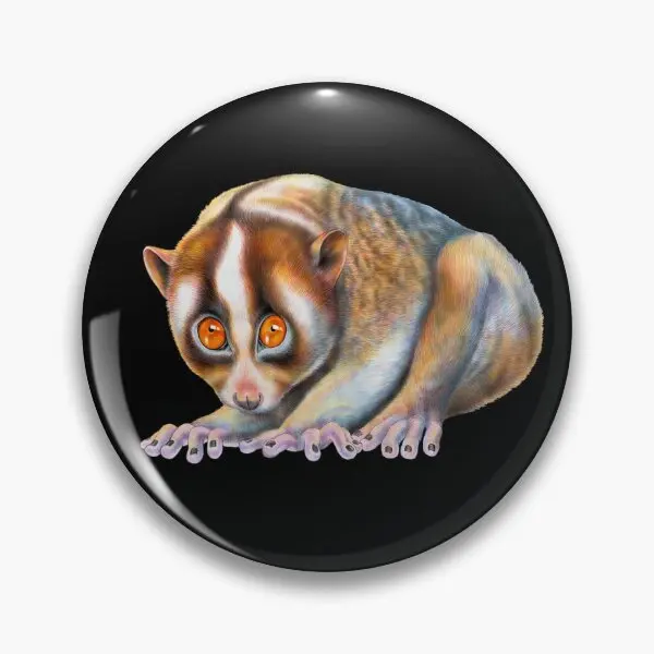 Мягкая булавка для пуговиц Slow Loris милый Декор шляпы модный подарок бижутерия из