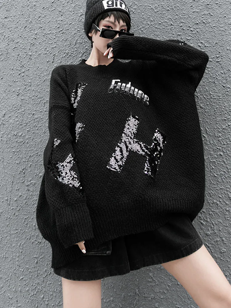 Max LuLu 2022 корейские модные женские винтажные зимние пуловеры панковские теплые