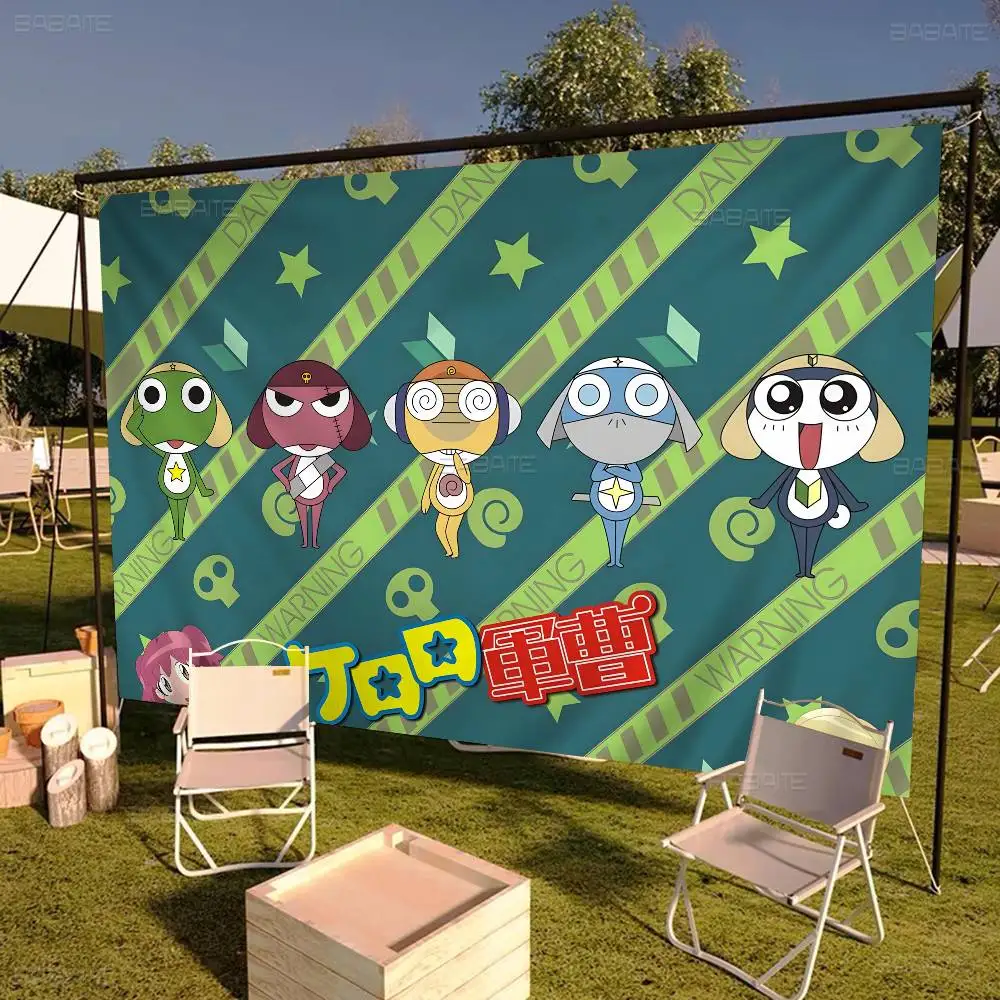 Аниме-флаг K-Keroro Gunsou с лягушкой в стиле INS для украшения уличных вечеринок и создания атмосферы (art.: 3920d95bb8a42) - 3920d95bb8a42