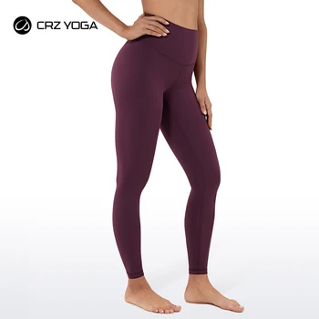 CRZ YOGA Women's Butterluxe Leggings 25 Inches - High Waisted Buttery Soft Comfort Lounge Leggings