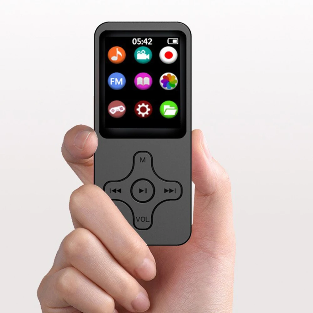

HiFi MP3 Music Player with E-book/Recorder Bluetooth-compatible 5.0 Music Walkman Multifunctional Sports Walkman Support for OTG