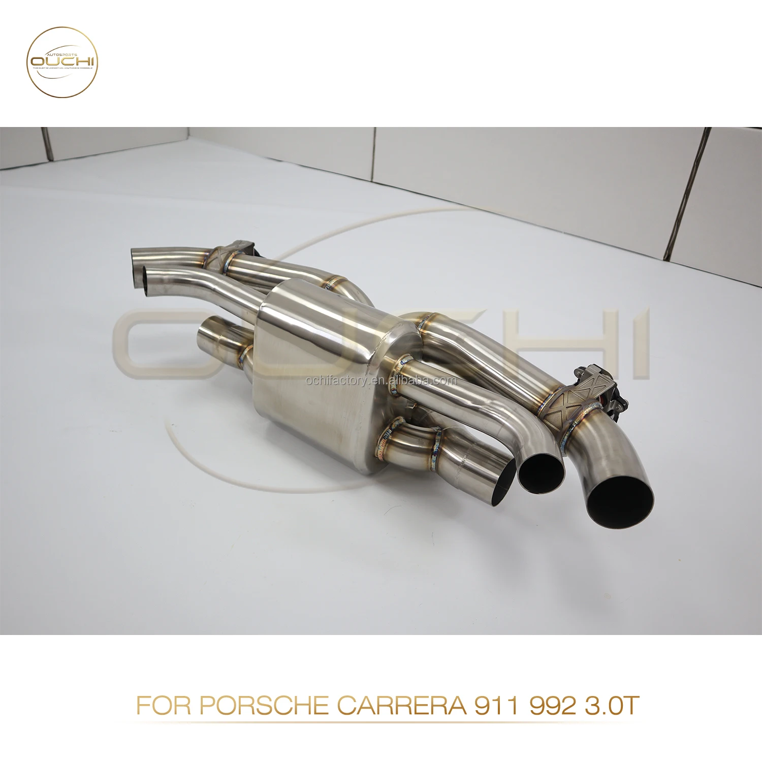 Выпускной клапан Catback из нержавеющей стали Ouchi высокочастотный голос для Porsche Carrera