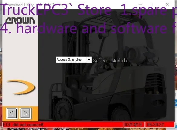 Фото TruckEPC3 CROWN CTSDU Downloader+Login Patch №1