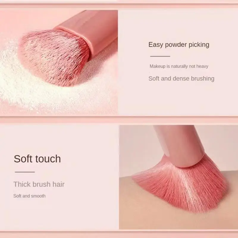 5 шт. Косметическая кисть портативная Кисть для макияжа путешествий с зеркалом в